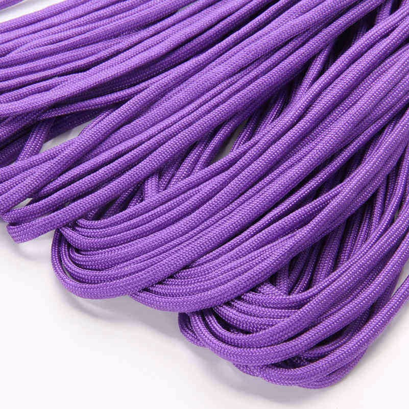 8 colors Paracord 550 Paracord Parachute Cord Lanyard Rope Mil Spec Type III 7Strand 100FT Climbing <font><b>Camping</b></font> survival equipment 8 colors Paracord 550 Paracord Parachute Cord Lanyard Rope Mil Spec Type III 7Strand 100FT Climbing <font><b>Camping</b></font> survival equipment