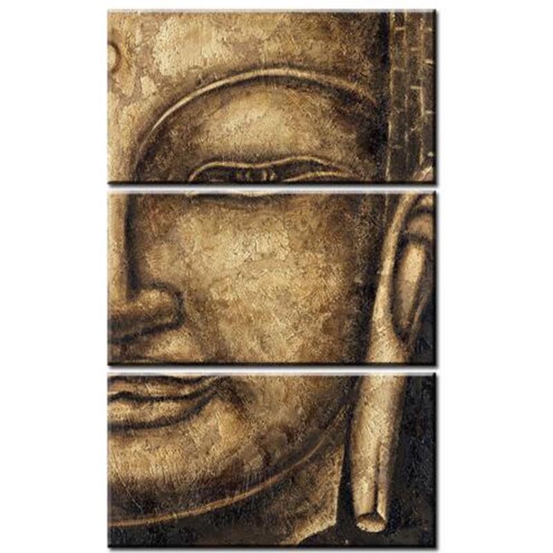 Thick High Quality Buddha Oil Painting Animals Hand painted Buddha Paintings Canvas Wall Art Home Decor Picture Decor Gifts