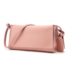 2016 new women Lady summer Handbag lichee bags leather shoulder bag diagonal fashion small square package Free shipping