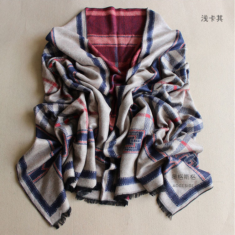 2016 Korean version of the fall and winter font b Tartan b font Ms England retro