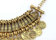 Fashion Bohemian Fine Jewelry Maxi Vintage Choker Collar Statement Necklace Women Coin Tassel Collier Necklaces Pendants