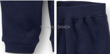 2015 fashion spring brand carters baby boy girls hoodies coat bodysuit pants 3pcs clothing sets sport