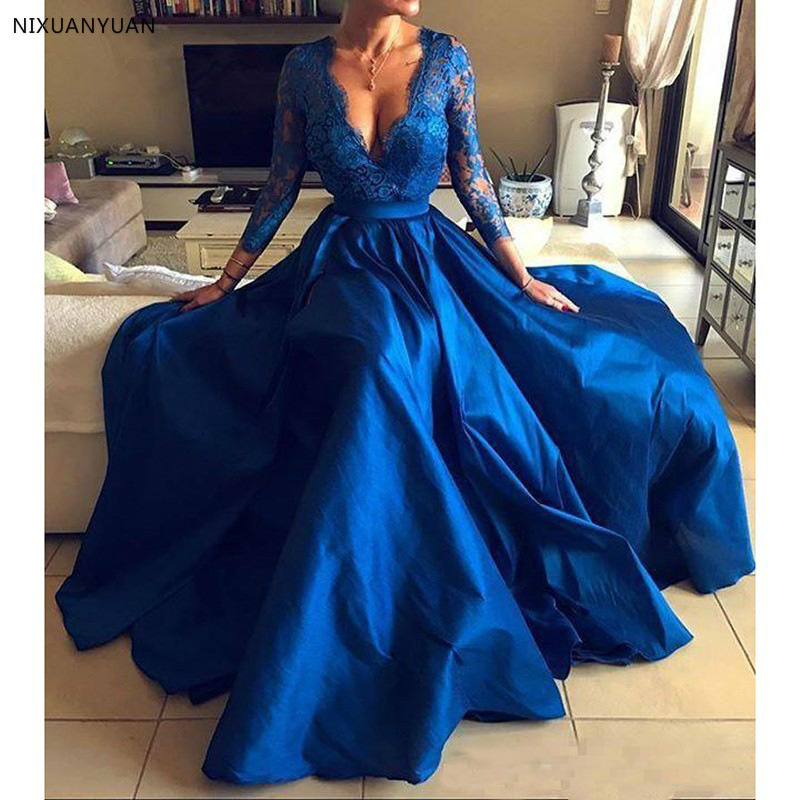 royal blue plus size special occasion dresses