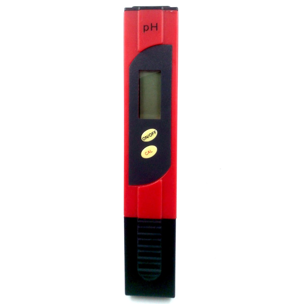 Portable pH meter ph test pen PH tester Soil ph value detection 0.00-14.00ph Precision glass probe Water Quality Analyzers