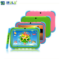 Kids Education Original iRulu Brand 7″ Tablet PC for kids Dual Core Dual Camera A7 Android 4.2 8GB Free Game Learn Grow Play