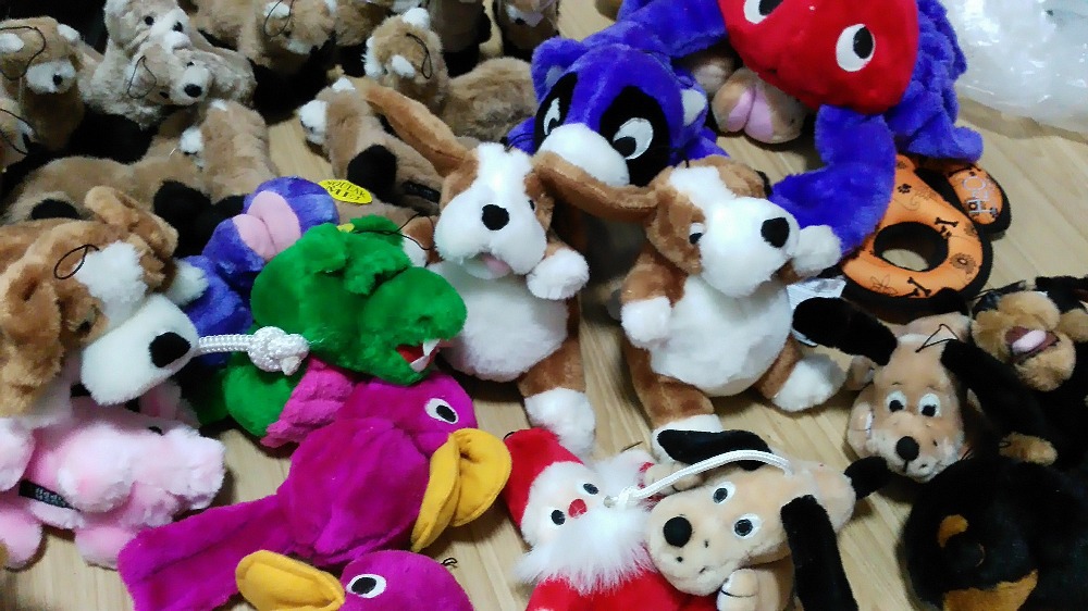 2015 Classic Dog Toys Stuffed Squeaking kinds anim...