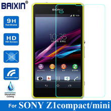 2.5D 0.3mm Premium For Sony Xperia Z1 Mini Compact M51W Tempered Glass Anti-shatter Explosion Proof Protector Screen film