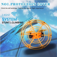 Ground mode Drone SkyWalker 1336 4CH 6-Axis Gyro Climbing Wall RC Quadcopter RTF 2.4GHz climbing stunt toys