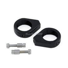 Motorcycle 41mm Black Turn Signal Fork Clamp For Harley Softail Standard FXST 1984 1990 1999 2015