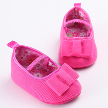 S1485 New Fashion White Newborn to 18 Month Bow Beautiful Cute Soft Sole Tassel Rose Baby Girls Toddler Shoes
