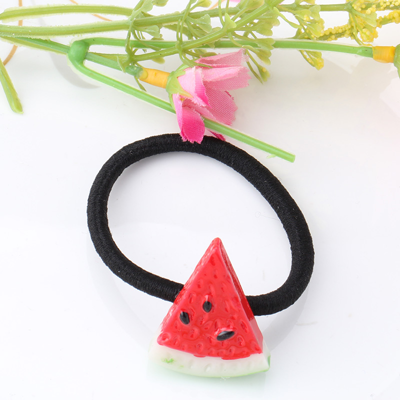 New Summer Style font b Girls b font Elastics Hair Tie Fruit Pattern Cherry Banana scrunchy