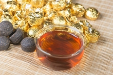 Puer tea 50pcs pack Yunnan mini tuocha Golden Fannings tea Dayi flavor ripe for health gift