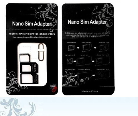  4-in-1 nano    sim   iphone 4 4s 5 5s