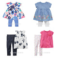 New 2017 Brand Quality 100 Cotton Baby Girls Clothing Summer 2pc Children Suit Clothes Set Short