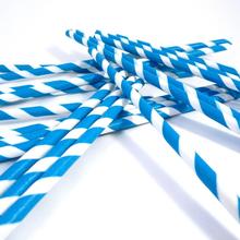 Wholesale price Paper Party Striped Straws