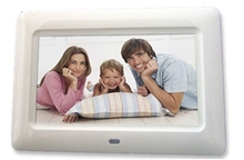 Big Discount!!! Wholesales Brand New 7 inch digital photo frame with SD/MMC USB port Built-in Analog Clock Free Shipping