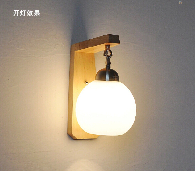 LED e27  lamp white lamp milk wood IKEA milk for wall Europe  glass ikea glass brief children