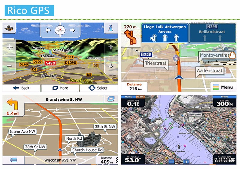 Rns 310 maps of europe