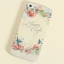 Various Painted Protective Cute Beautiful Hard Case Cover For iPhone 5 5S Back Skin Cover Cell