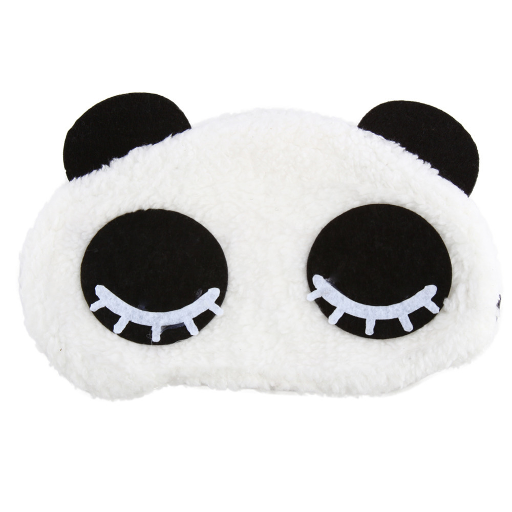 Cheap Sale Panda Sleeping Eye Mask Nap Eye Shade Cartoon Blindfold Sleep Eyes Cover Sleeping Travel Rest Patch Blinder