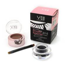 Eye Makeup Eyebrow Eye Brow Powder Shadow/Palette Waterproof + Eyeliner Gel + Brush