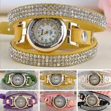 Nueva mujeres PU correa de cuero relojes Rivet y Twining Frosted pulsera mujer vestido reloj reloj XMPJ637