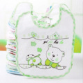 1 Piece Color Random Cute Baby Bib Cartoon Cute Infant Saliva Towels Newborn Wear Burp Cloths