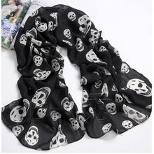 Classic wrap Plaid fashion Scarf Female Chiffon velvet shawl Long scarves