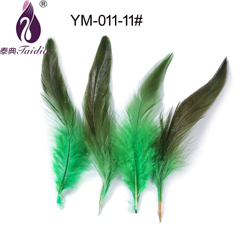 Natural rooster feather dyed plumage Ym-011-11#