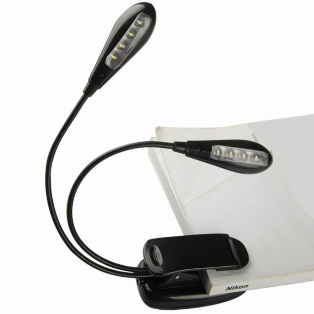 EB3350 MINI FLEXIBLE CLIP-ON BRIGHT BOOK LIGHT LAPTOP LED BOOK READING CLIP LIGHT LAMP Night Light