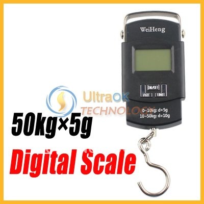Nice 50kgx5g Portable Pocket LCD Digital Handing Pocket weight Scale black new free shipping Top 8