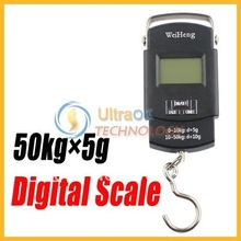 Niza 50 kg x 5 g Portable LCD Digital de bolsillo entrega escala de peso negro nuevo envío gratis superior #8