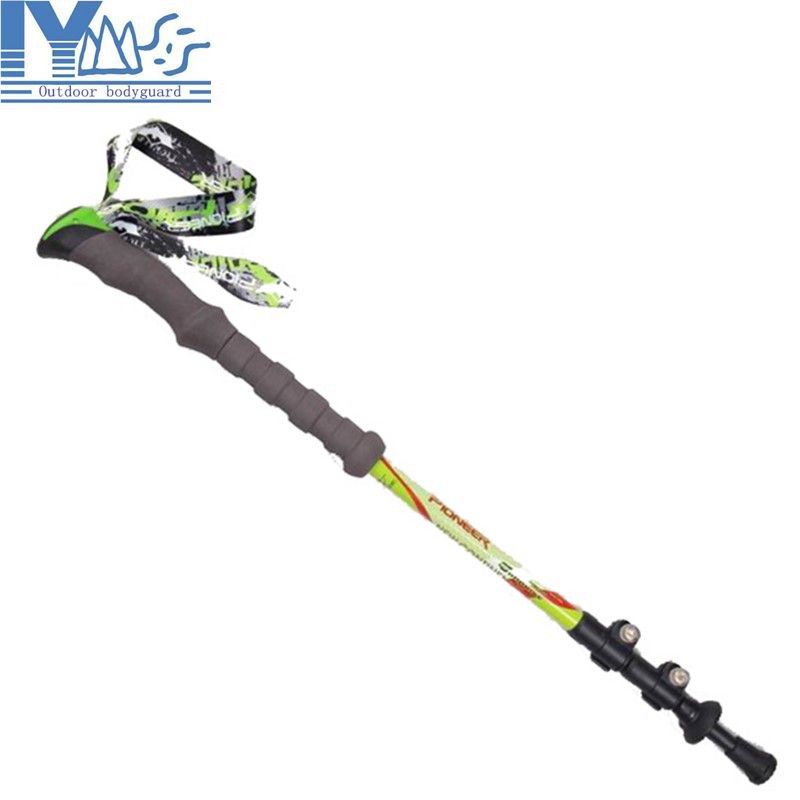 1 pc New High quality 100 Carbon Fibre nordic walking sticks walking trekking pole alpenstock for