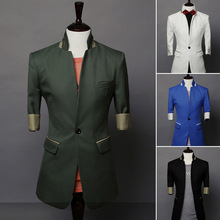 2015 Rushed Real Regular Linen Single Breasted Broadcloth Full Mens Floral Blazer Suit Men Jacket Men