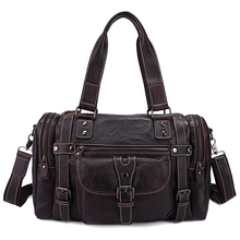 Travel Big Men Bag Handbags Cowhide Leather Designer Luggage Handbag Duffle Waterproof Bag Sport Outdoor Weekend Bag Men for gym