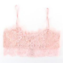 Sexy Women tank Lace Floral Unpadded Bralette Bralet Bra Bustier Crop Top Cami Tank