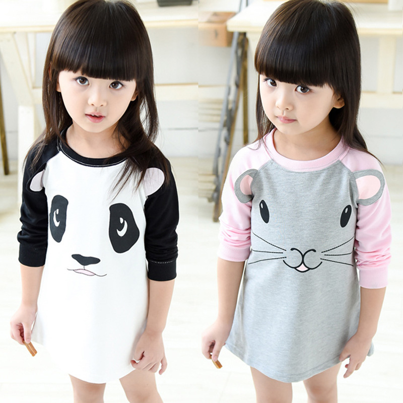2015-girls-winter-dress-high-quality-long-sleeve-panda-18M ...