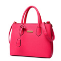 Designer Women Large Bag Stylish Simple Embossed PU Handbag Solid Color Fashion Luxury Elegant Ladies Shoulder