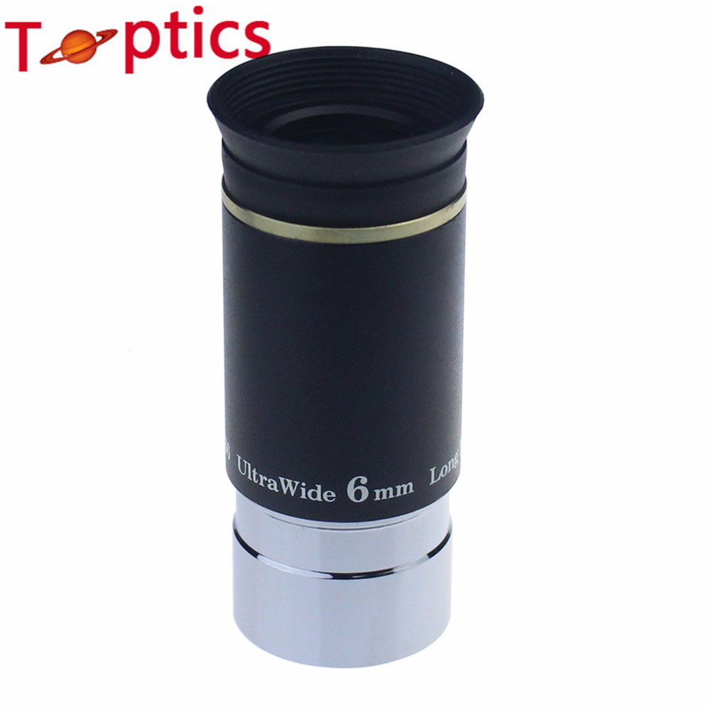 66 degrees Ultra Wide 6mm Eyepiece outer lens Fully Multi Coated for Astronomical Telescope free shipping