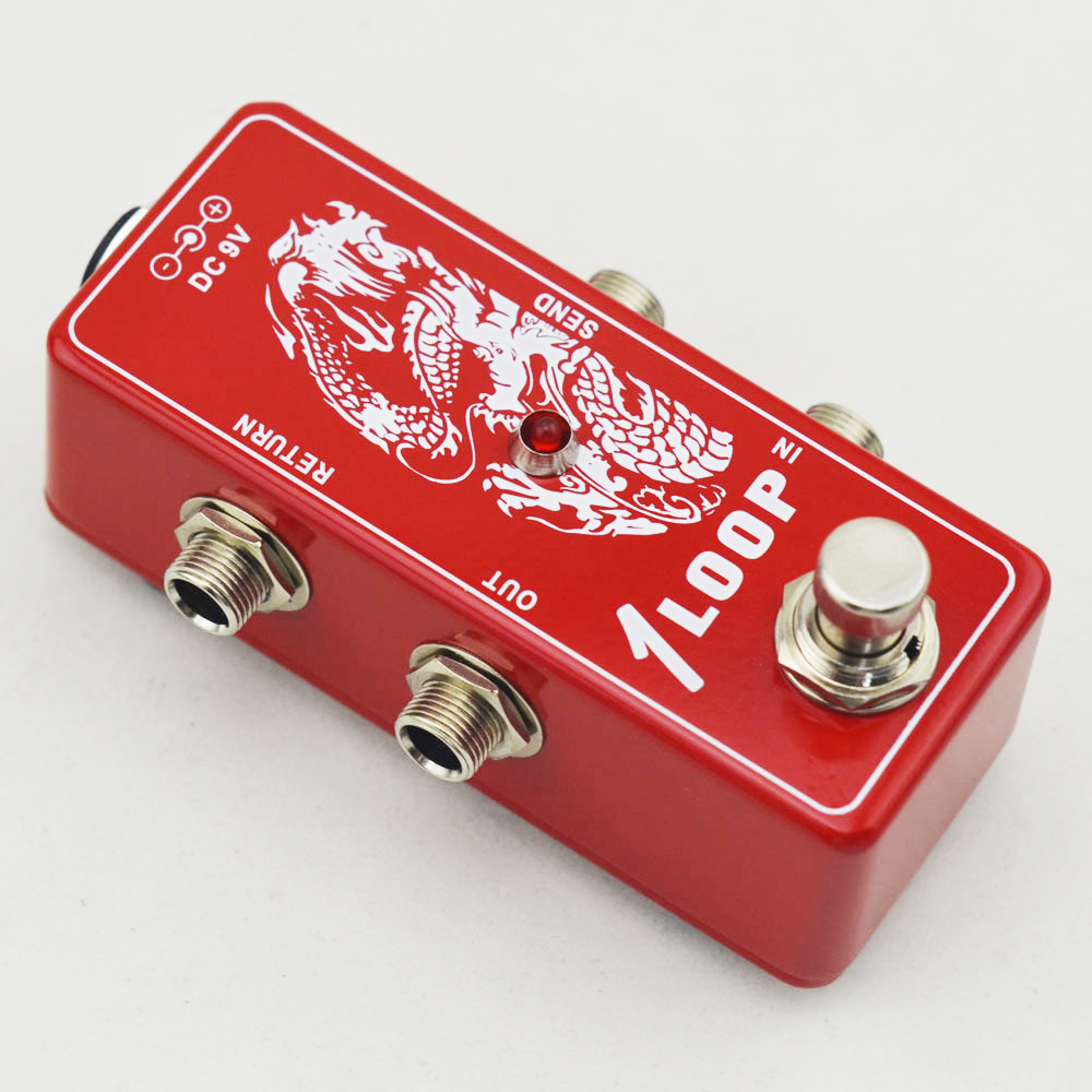 True-Bypass Looper Effect Pedal Guitar Effect Pedal Looper Switcher  true bypass guitar pedal Mini Red Loop switch