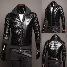 2014 New Fashion Winter  Man Leather Jacket Couro Men’s Leather Coat  Washable Leather Outerwear Coat Plus Size M-XXL 8M0243
