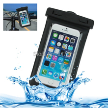 Waterproof Phone Case Bike Holder MountPhone Bag For Samsung galaxy S5 S3 S4 For iphone 6 4S 5 5S 5C All mobile Phone Watch