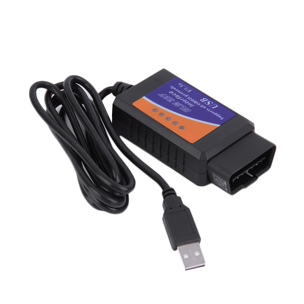2016 ELM327 USB OBD2    ELM 327 V2.1 USB  OBDII CAN-BUS   