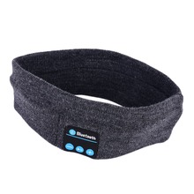 Knitted Wireless Bluetooth Sports Sleeping Headband Headset Headphone Speaker Free Shipping