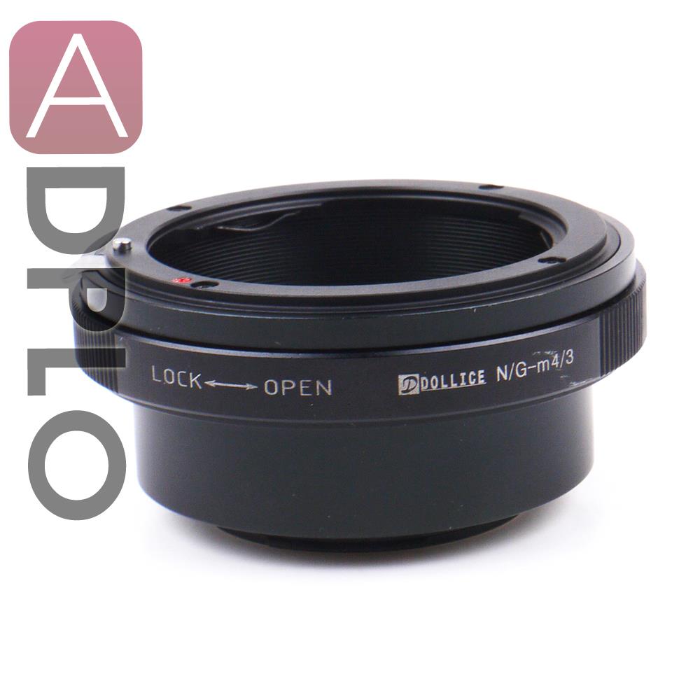 2016 New Dollice Lens Adapter Suit For Nikon F Mount G Lens to Micro Four Thirds 4/3 Camera Built-In Iris Control