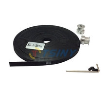 HTD 2 Meter MXL Timing Belt Width 6mm & 2pcs MXL Aluminum Belt Pulley 20 Teeth Bore 5mm 6mm 6.35mm 8mm Tooth Width 7mm