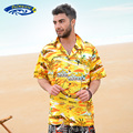 Hawaiian 2016 Summer Brand New Men Short Sleeve Casual Shirt Men s US Size Beach Hawaii