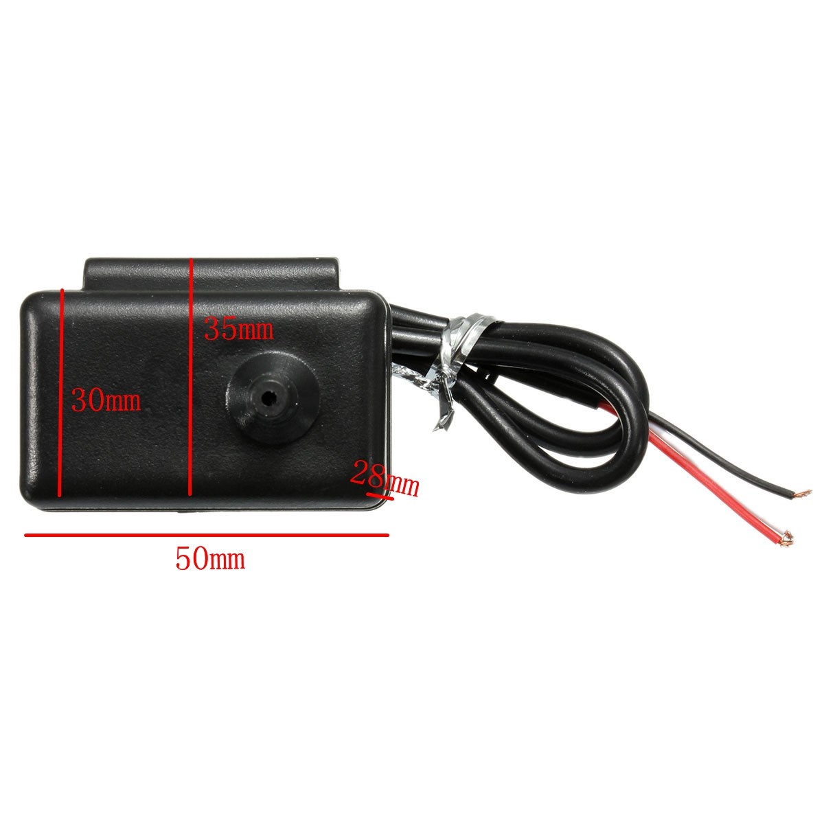 Audew 1 X 52 мм красный цифровой усиление / 220vac бар манометр дисплей с датчиком / пвх + место комплект
