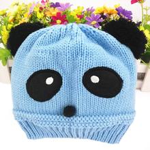 Winter Cute animal Panda Baby Hats boy girl kids Warm crochet beanie hats cap for