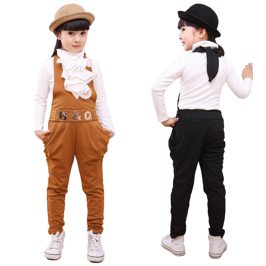 Kids Clothes Girls Clothing Sets Kids Harem Pants & Long Sleeve T-Shirt Cotton Casual Girls Clothes For New 2015 Spring Autumn